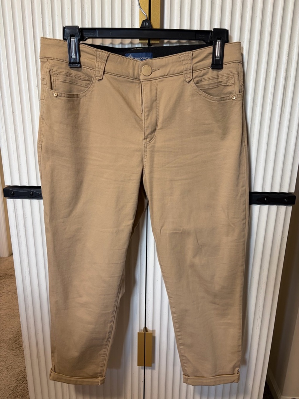 Democracy Ab Solution Tan Stretch Skinny Pants